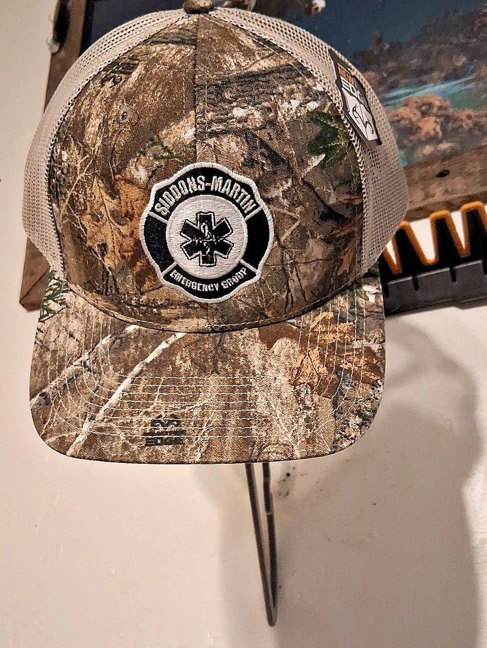 Monarch Camo Trucker Hat Brown & Green Like New